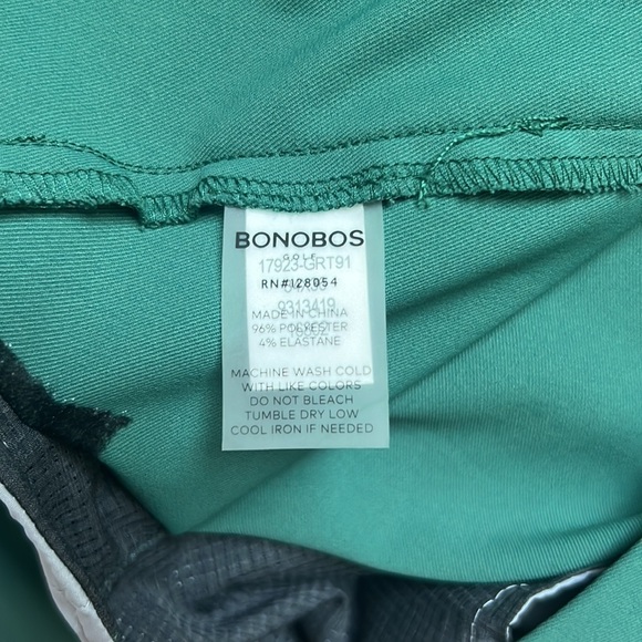 NWOT Masters Green Bonobos Golf Pant - Picture 5 of 6